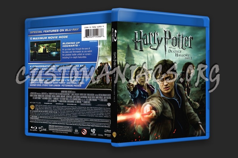 Harry Potter and the Deathly Hallows: Part 2 blu-ray cover