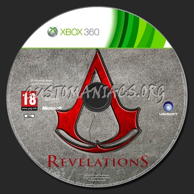 Assassins Creed Revelations dvd label