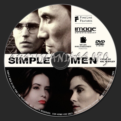 Simple Men dvd label