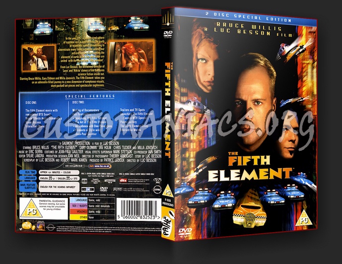 The Fifth Element dvd cover