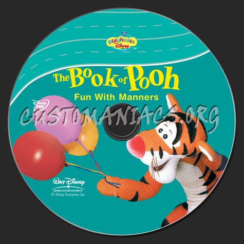 The Book of Pooh Fun with Manners dvd label