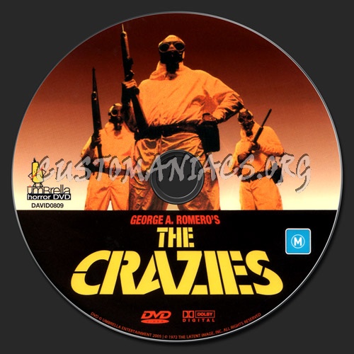 The Crazies dvd label