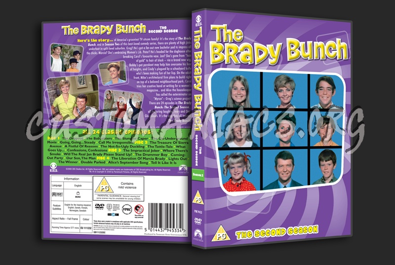 The Brady Bunch Season 2 dvd cover