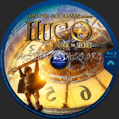 Hugo blu-ray label