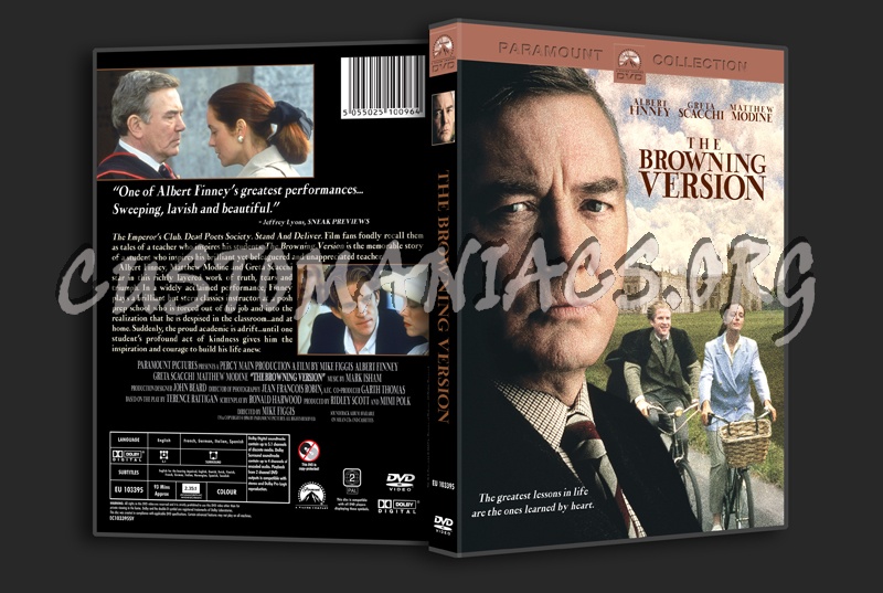 The Browning Version dvd cover