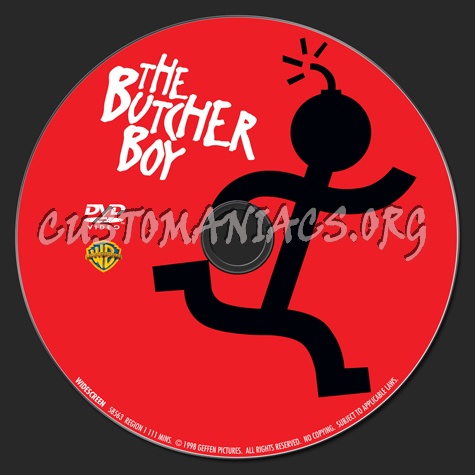 The Butcher Boy dvd label