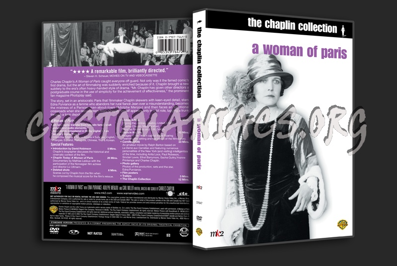 The Chaplin Collection: A Woman of Paris dvd cover