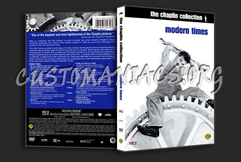 The Chaplin Collection: Modern Times dvd cover