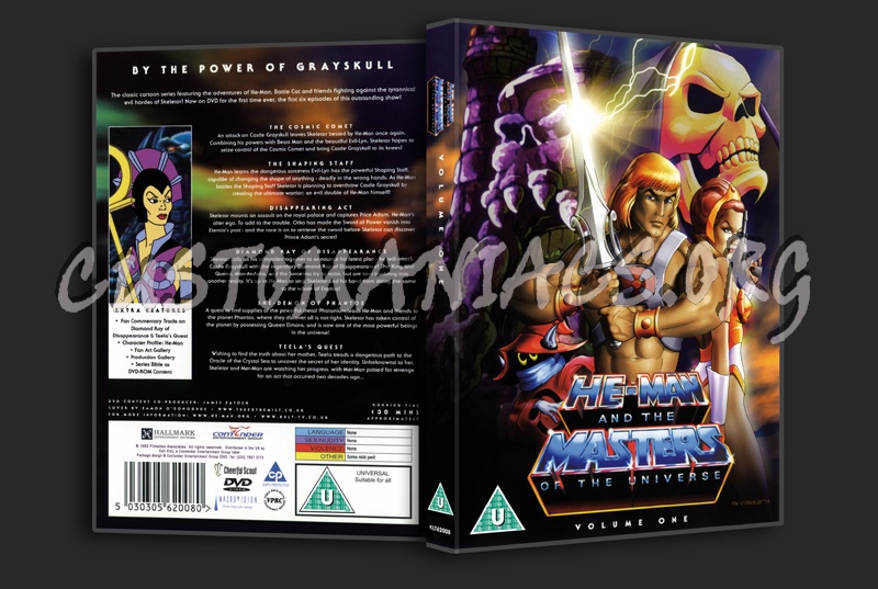 He-Man and the Masters of the Universe Volume 1 dvd cover