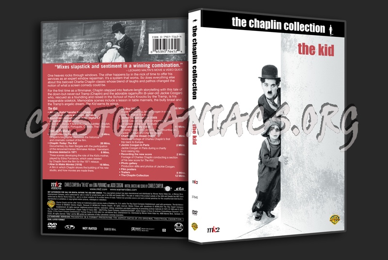 The Chaplin Collection: The Kid dvd cover