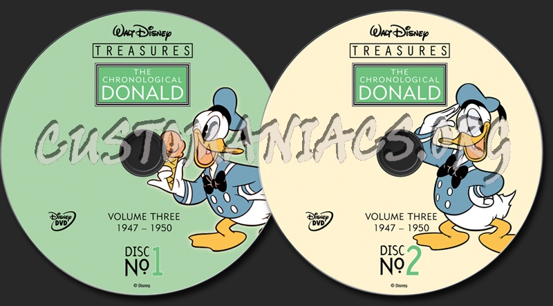 The Chronological Donald Volume 3 dvd label