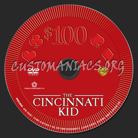 The Cincinnati Kid dvd label