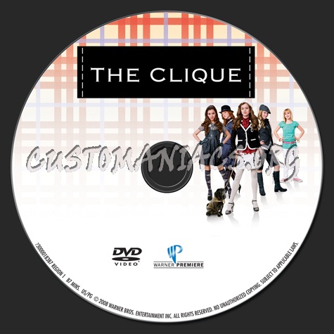 The Clique dvd label