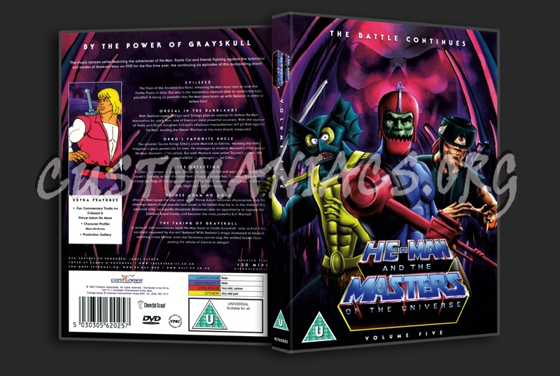 He-Man and the Masters of the Universe Volume 5 dvd cover