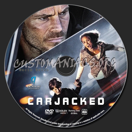 Carjacked dvd label