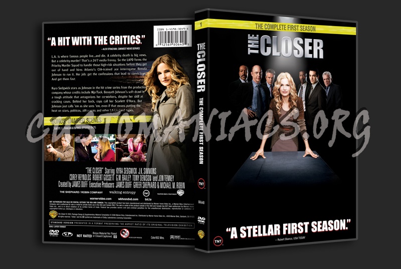 The Closer Season 1 dvd cover