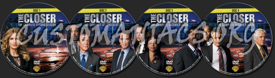 The Closer Season 2 dvd label