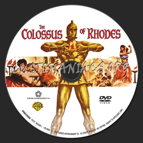 The Colossus of Rhodes dvd label