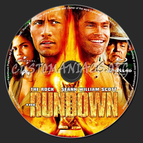 The Rundown blu-ray label