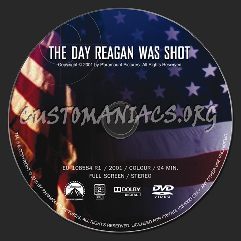 The Day Reagan Was Shot dvd label