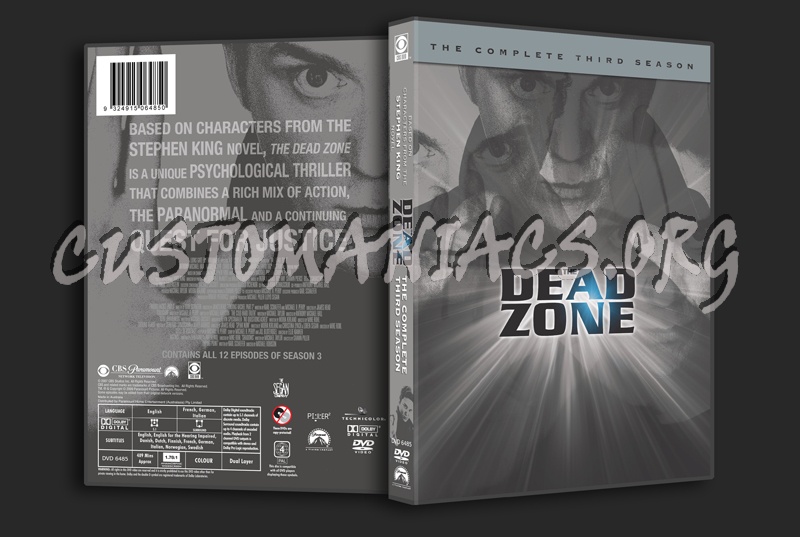 The Dead Zone Season 3 dvd cover - DVD Covers & Labels by Customaniacs ...