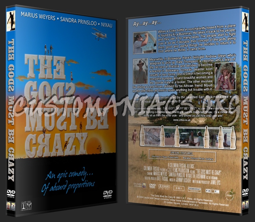 The Gods Must Be Crazy dvd cover
