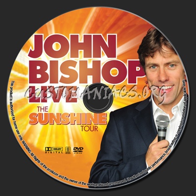 John Bishop Live - The Sunshine Tour dvd label