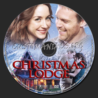 Christmas Lodge dvd label