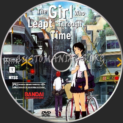 The Girl Who Leapt Through Time dvd label