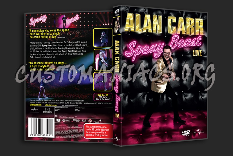 Alan Carr Spexy Beast dvd cover