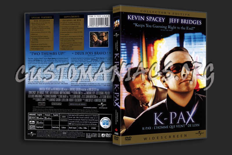 K-Pax dvd cover