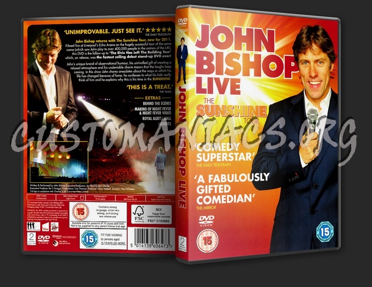 John Bishop Live - The Sunshine Tour dvd cover