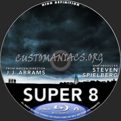 Super 8 blu-ray label