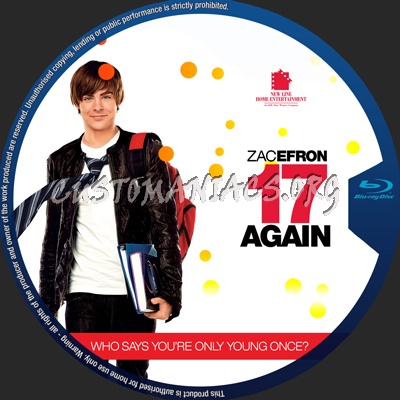 17 Again blu-ray label