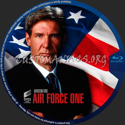 Air Force One blu-ray label