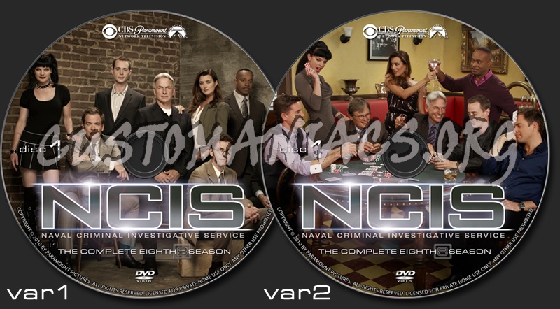 NCIS Season 8 dvd label