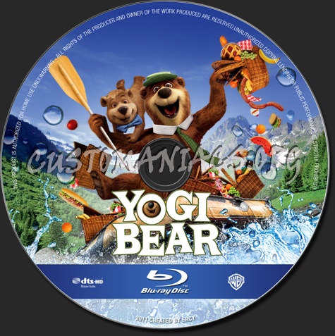 Yogi Bear blu-ray label