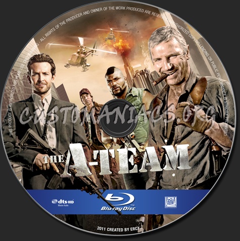 The A-Team blu-ray label