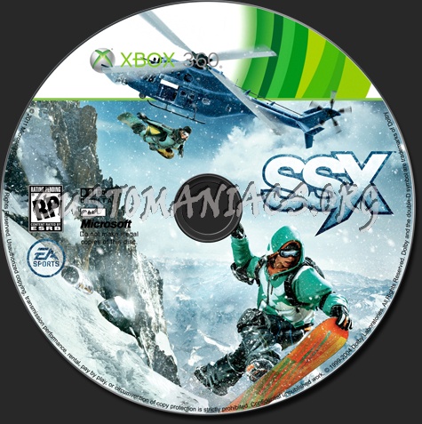 Ssx dvd label