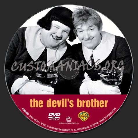 The Devil's Brother dvd label