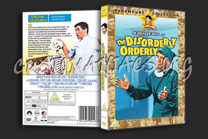 The Disorderly Orderly dvd cover