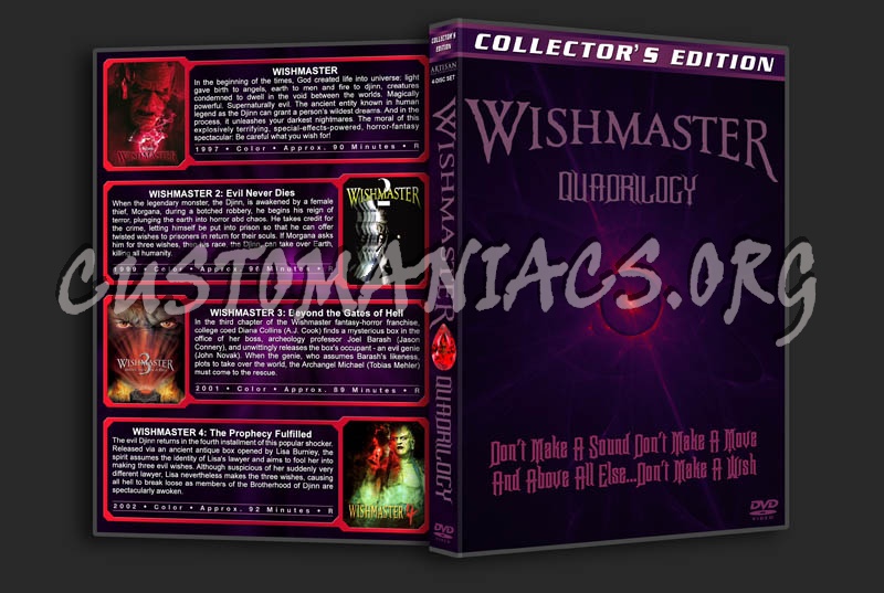 Wishmaster Quadrilogy dvd cover