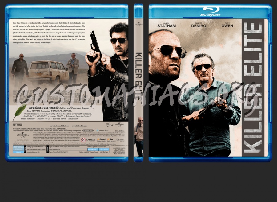 Killer Elite blu-ray cover