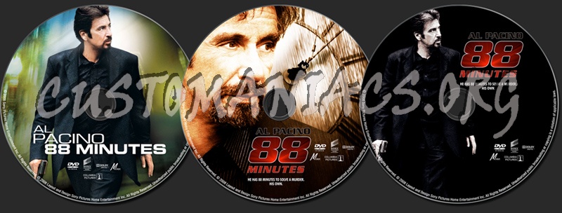 88 Minutes dvd label