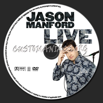 Jason Manford Live dvd label