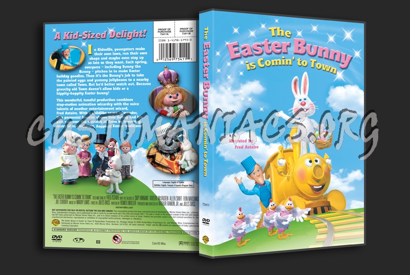 The Easter Bunny is Comin' to Town dvd cover