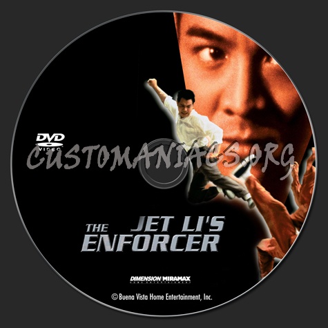 The Enforcer dvd label