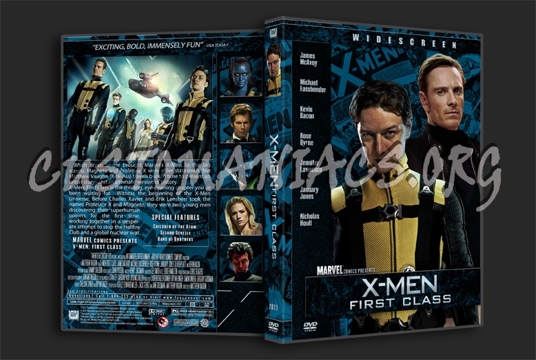 X-Men First Class dvd cover