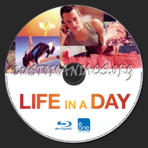 Life in a Day blu-ray label