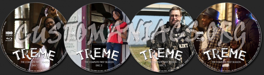 Treme Season 1 blu-ray label